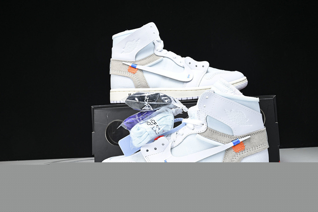 Virgil Abloh Archive x Air Jordan 1 High OG “Alaska” AA3834-100