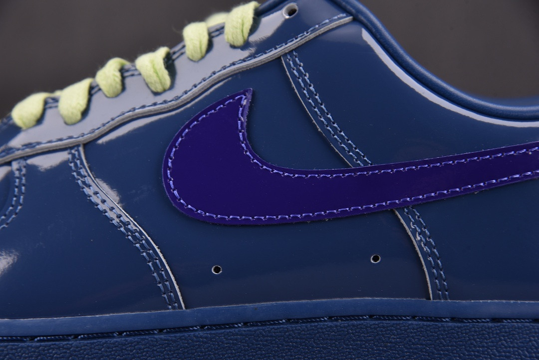 Nike Air Force 1 Low Patent Leather Mystic Navy Grape Ice IO4489-400
