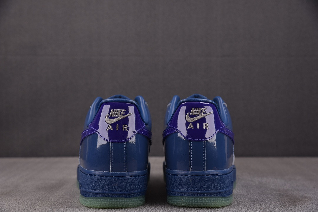 Nike Air Force 1 Low Patent Leather Mystic Navy Grape Ice IO4489-400