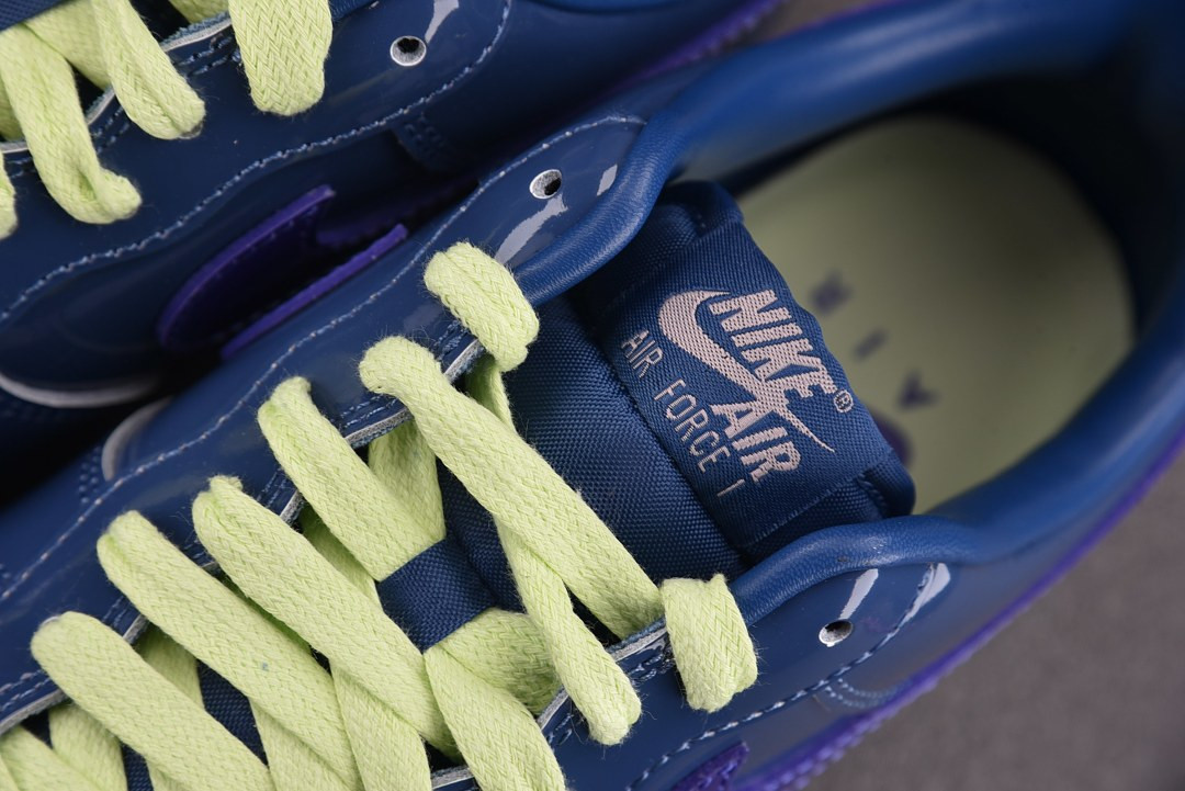 Nike Air Force 1 Low Patent Leather Mystic Navy Grape Ice IO4489-400