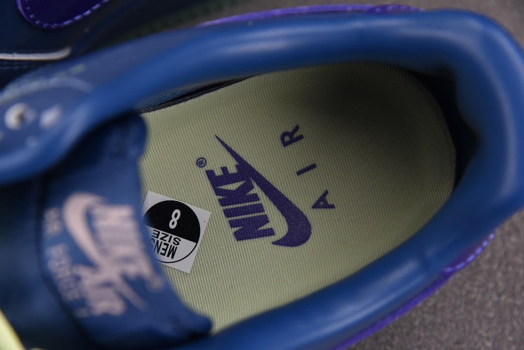 Nike Air Force 1 Low Patent Leather Mystic Navy Grape Ice IO4489-400