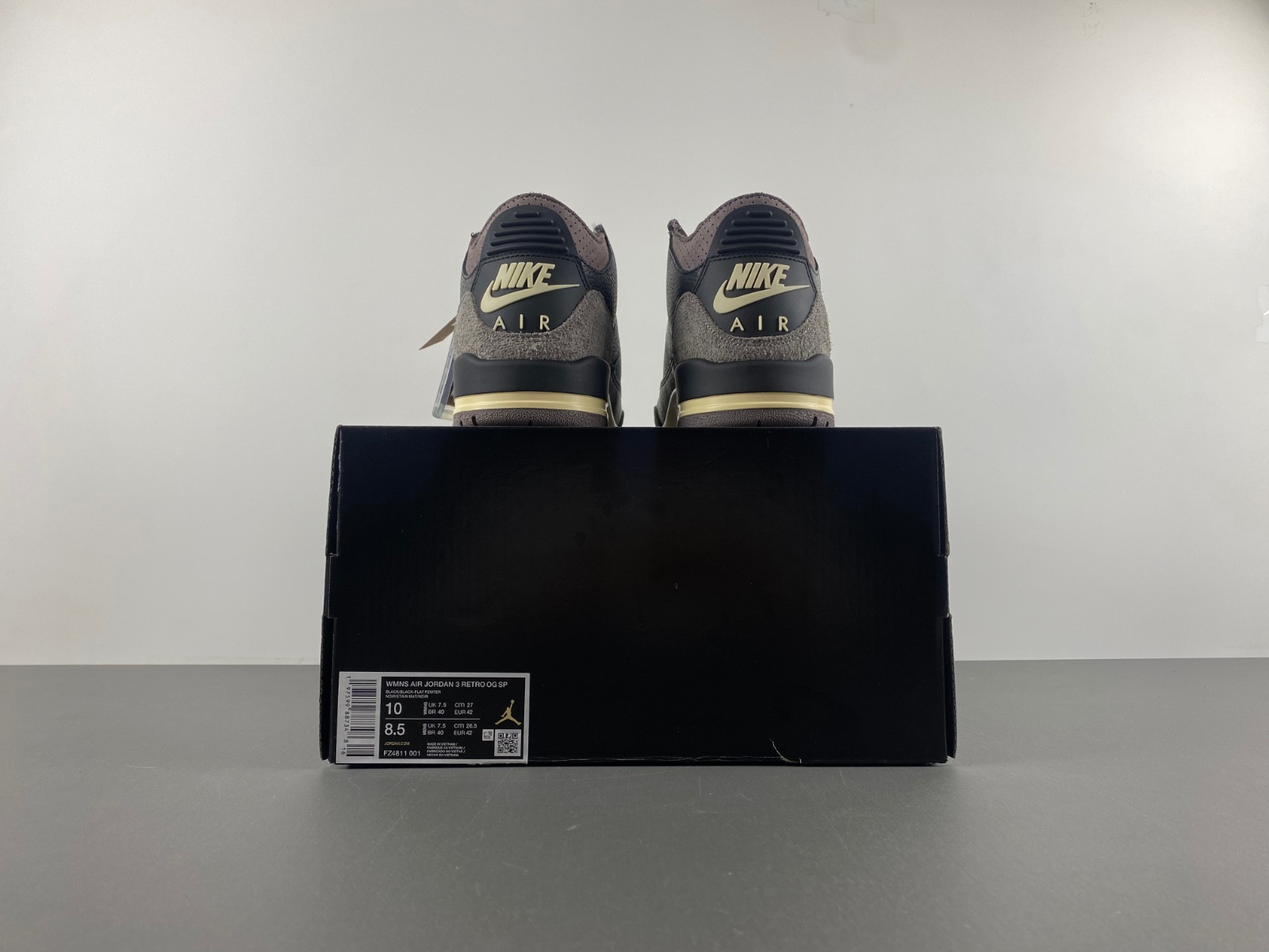 A Ma Maniere x Air Jordan 3 “Black” FZ4811-001
