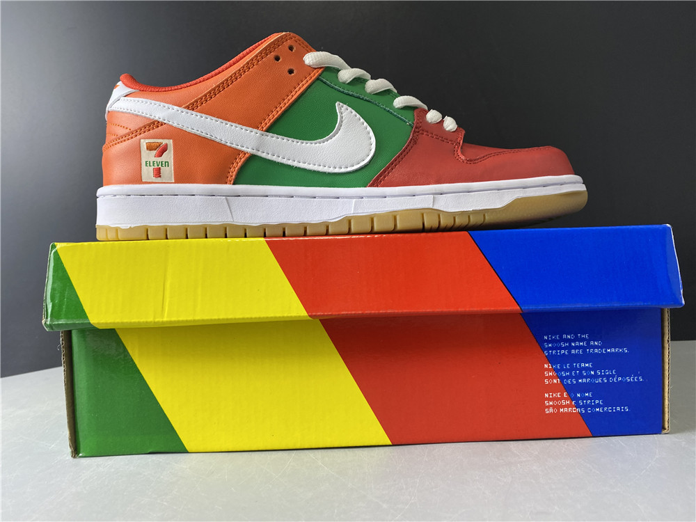 7 Eleven x Nike SB Dunk Low Orange Green CZ5130-600