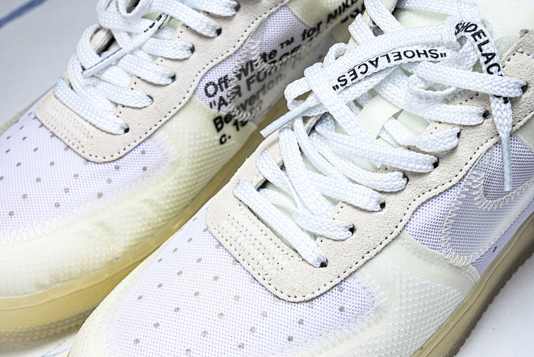 OFF White x Nike AIR FORCE 1 LOW "All White" AO4606-100