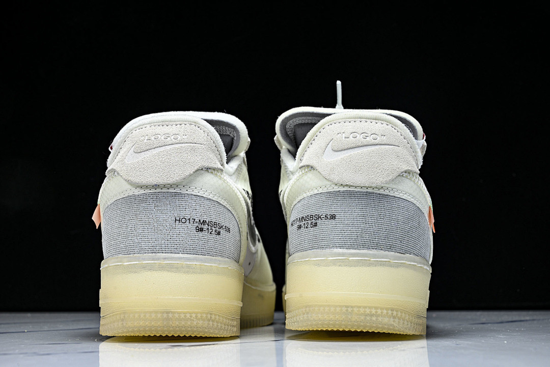 OFF White x Nike AIR FORCE 1 LOW "All White" AO4606-100