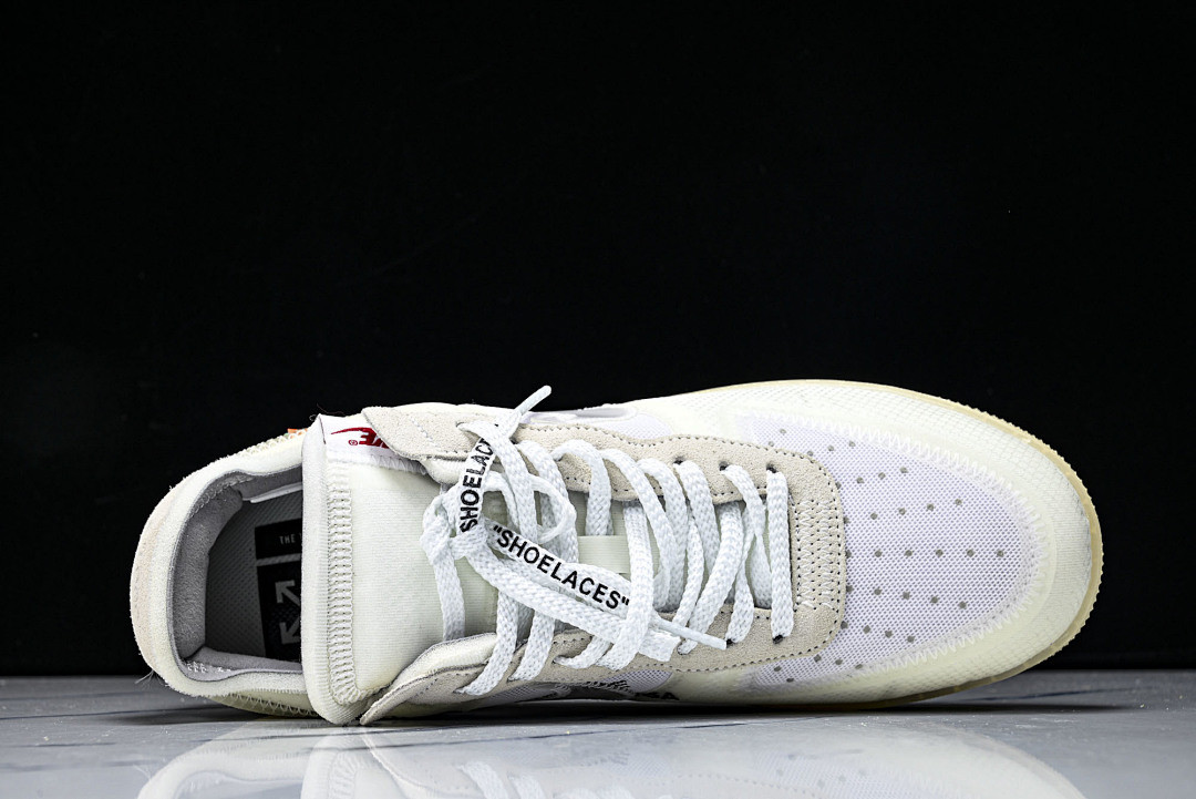 OFF White x Nike AIR FORCE 1 LOW "All White" AO4606-100
