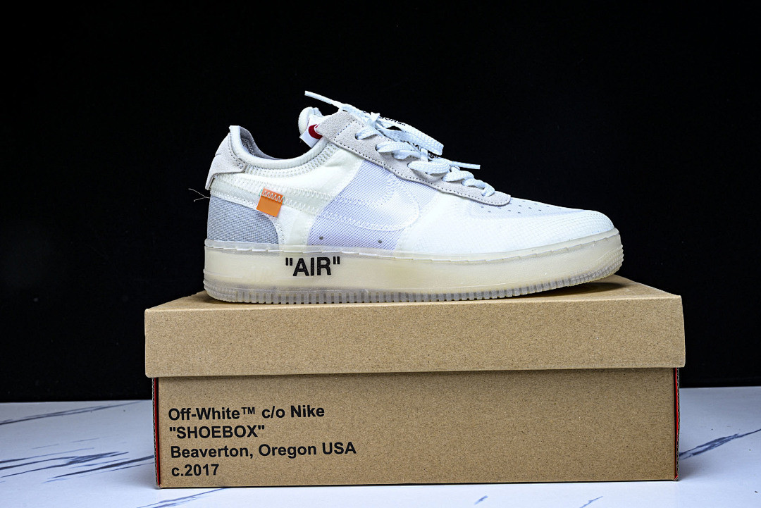 OFF White x Nike AIR FORCE 1 LOW "All White" AO4606-100