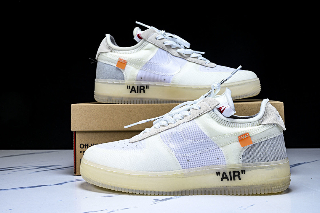OFF White x Nike AIR FORCE 1 LOW "All White" AO4606-100