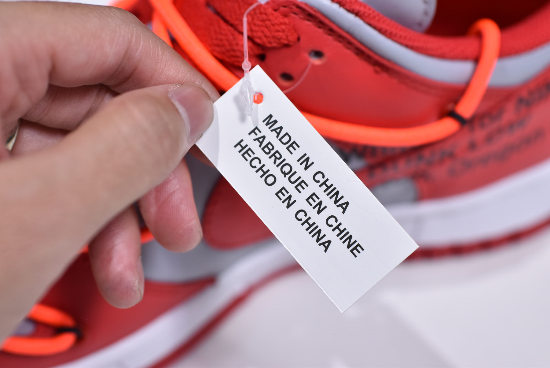 OF x Nike Dunk Low University Red CT0856-600