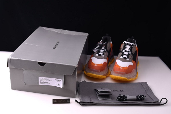 BLCG Triple S Clear Sole Orange White 541624 W09E1 1766