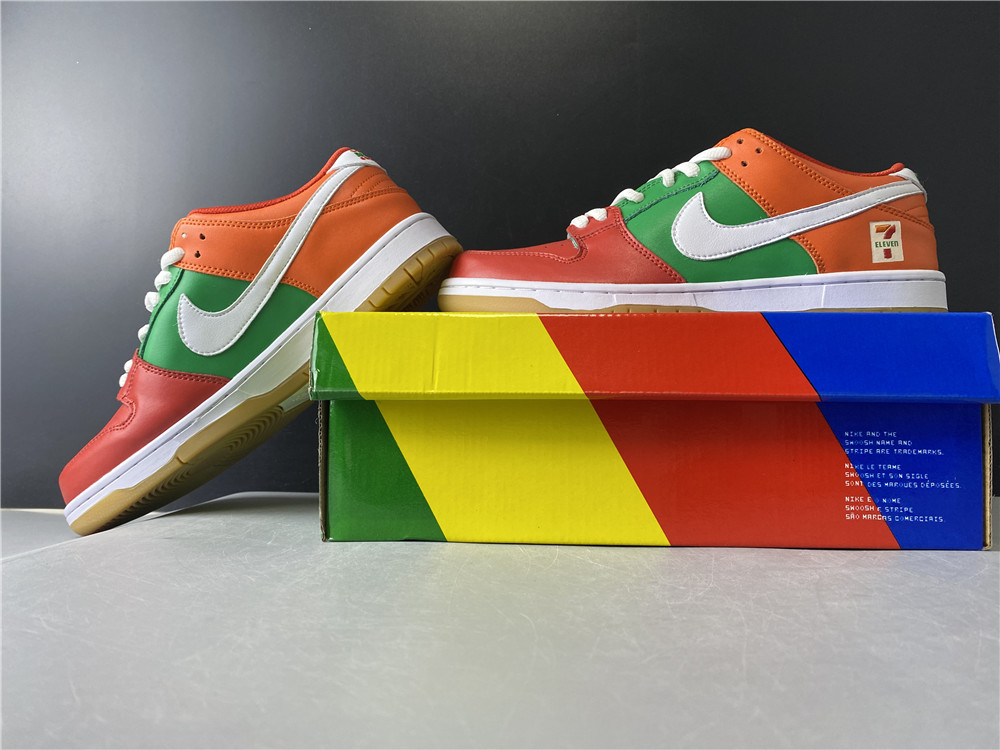 7 Eleven x Nike SB Dunk Low Orange Green CZ5130-600