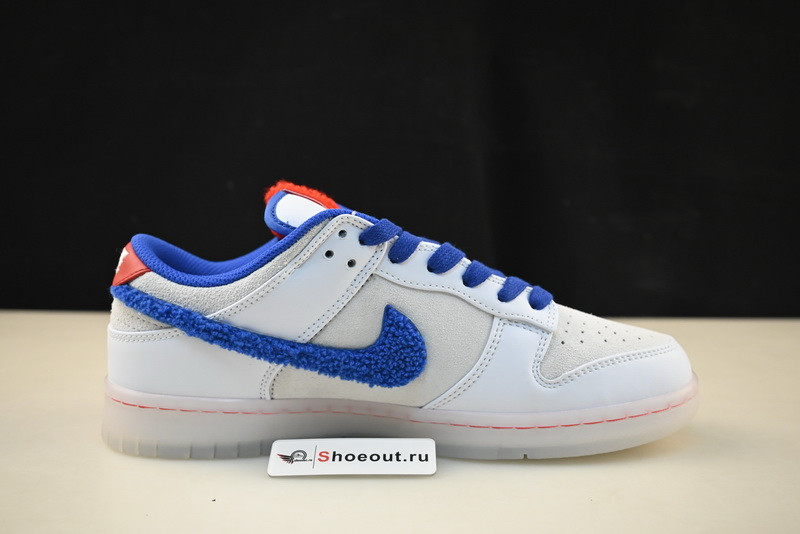 Nike Dunk Low Year of the Rabbit "White/Crimson-Varsity Royal" FD4203-161