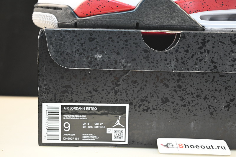 Air Jordan 4 “Red Cement” DH6927-161