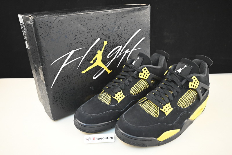 Air Jordan 4 Retro "Yellow Thunder"  DH6927-017