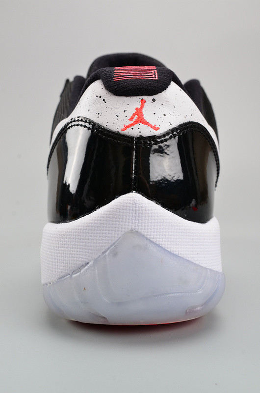 AIR JORDAN 11 RETRO LOW "INFRARED 23" black mens 528895-023