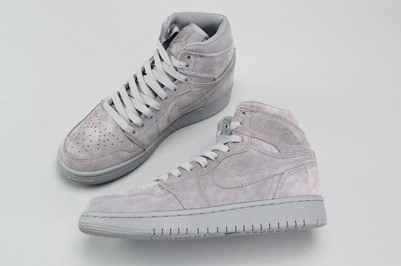 AIR JORDAN 1 RETRO HIGH BG (GS) wolf grey womens 705300-031