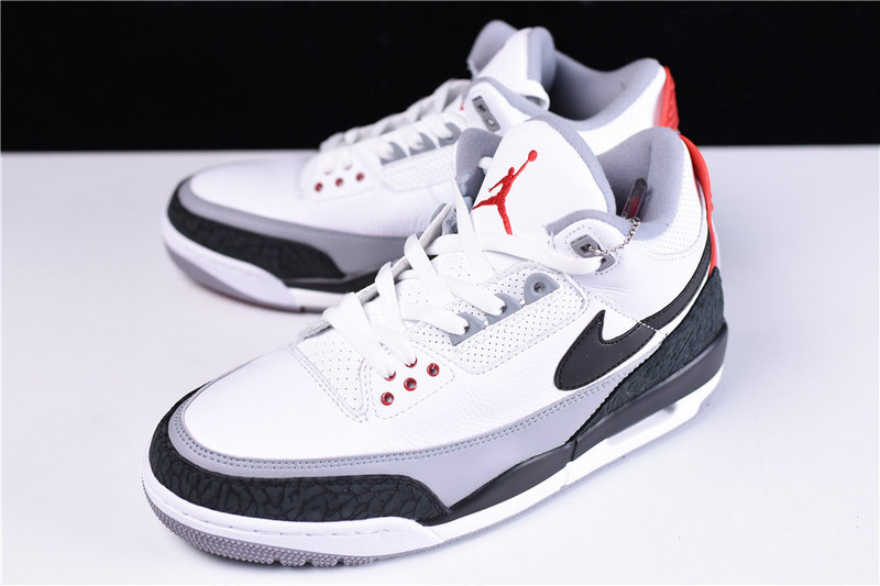 Air Jordan 3 Retro NRG Tinker Fire Red mens AQ3835-160