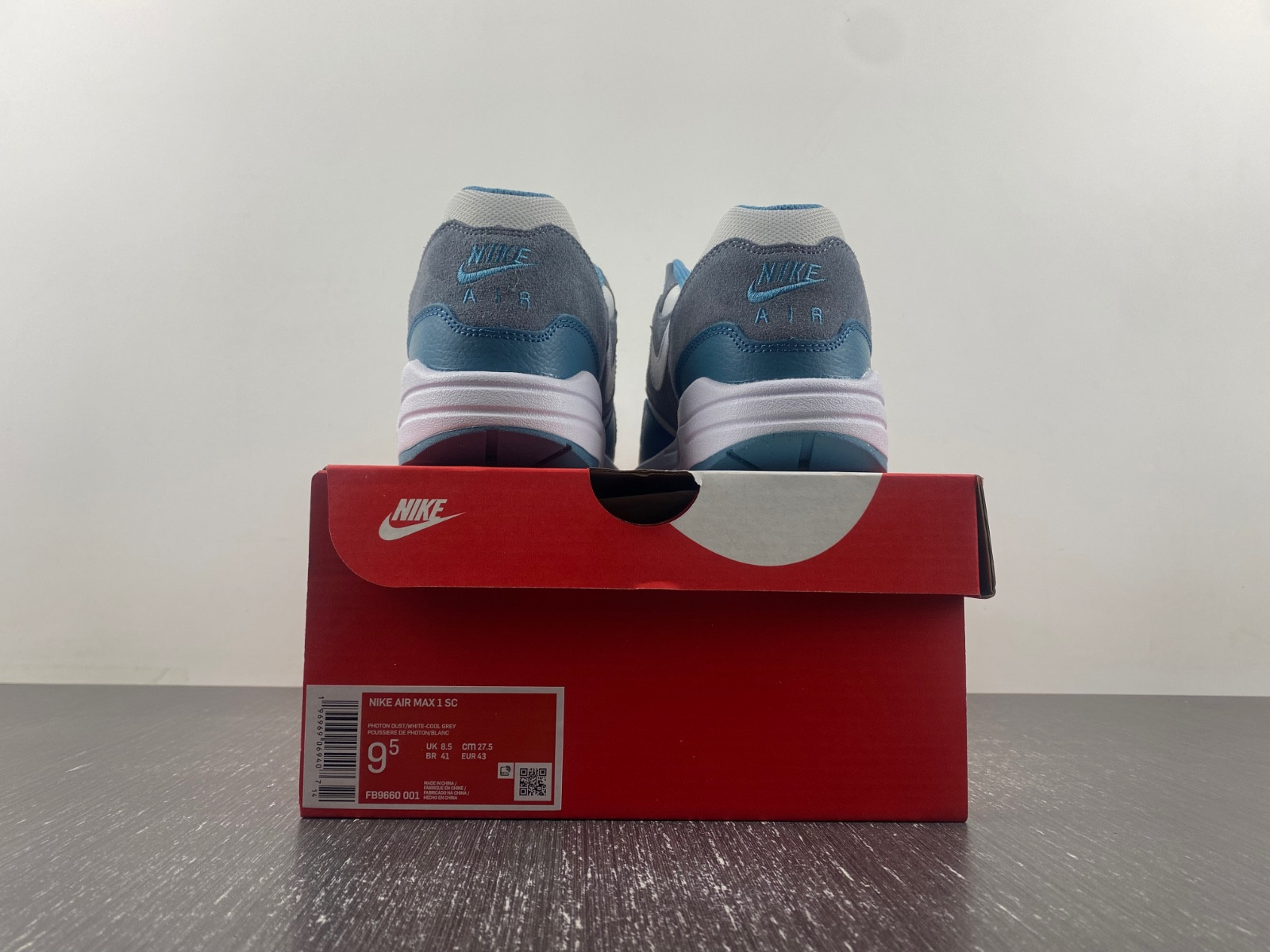 Nike Air Max 1 SC “Noise Aqua” FB9660-001
