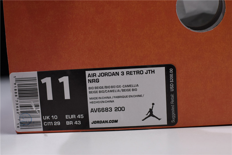 Air Jordan 3 JTH Bio Beige AV6683-200
