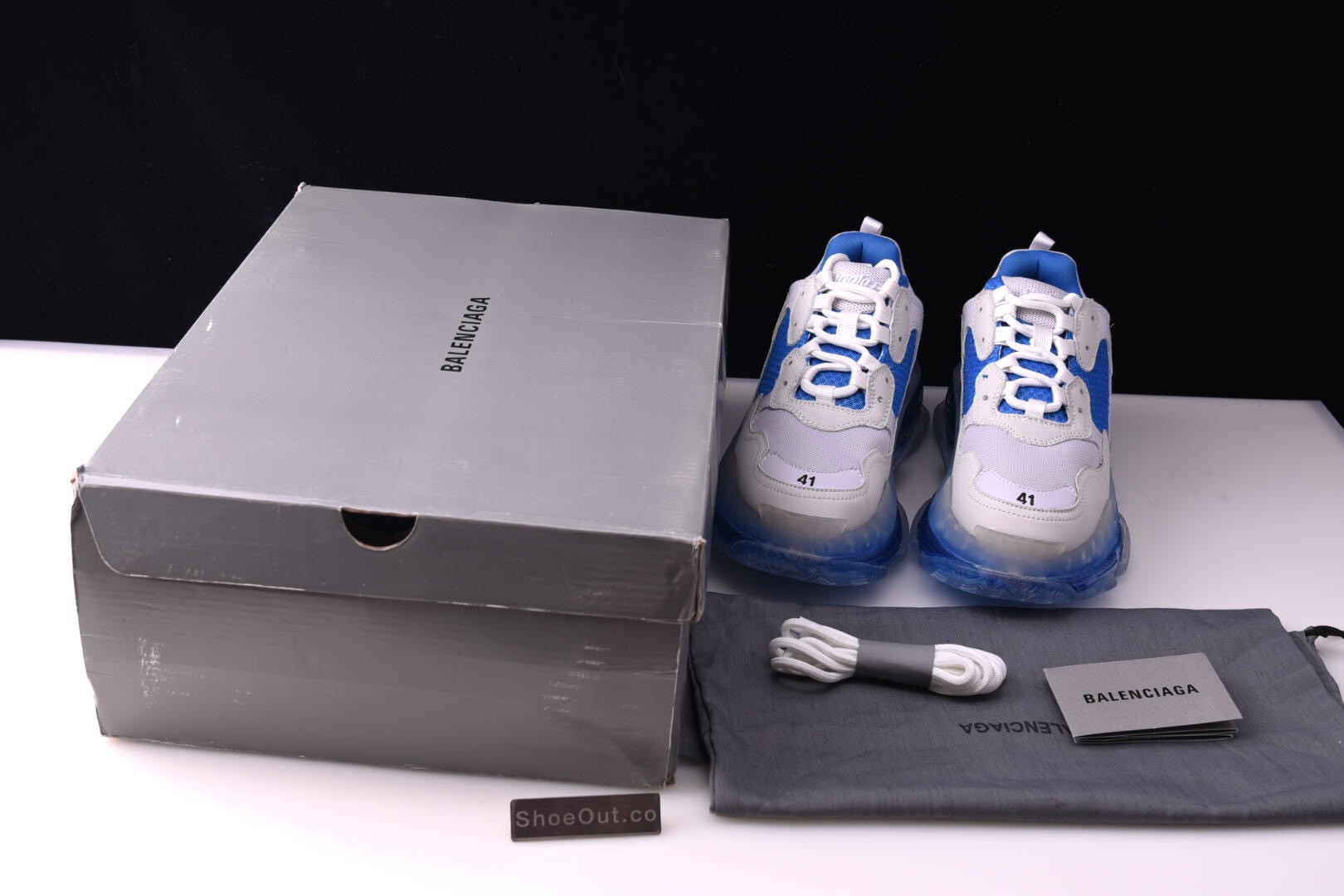 BLCG Triple S Clear Sole White Blue 541624 W09E1 1772