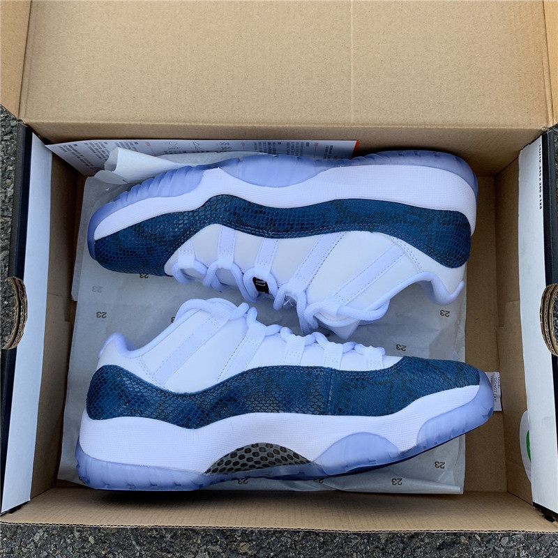 Air Jordan 11 Low “Navy Blue Snakeskin” CD6846-102