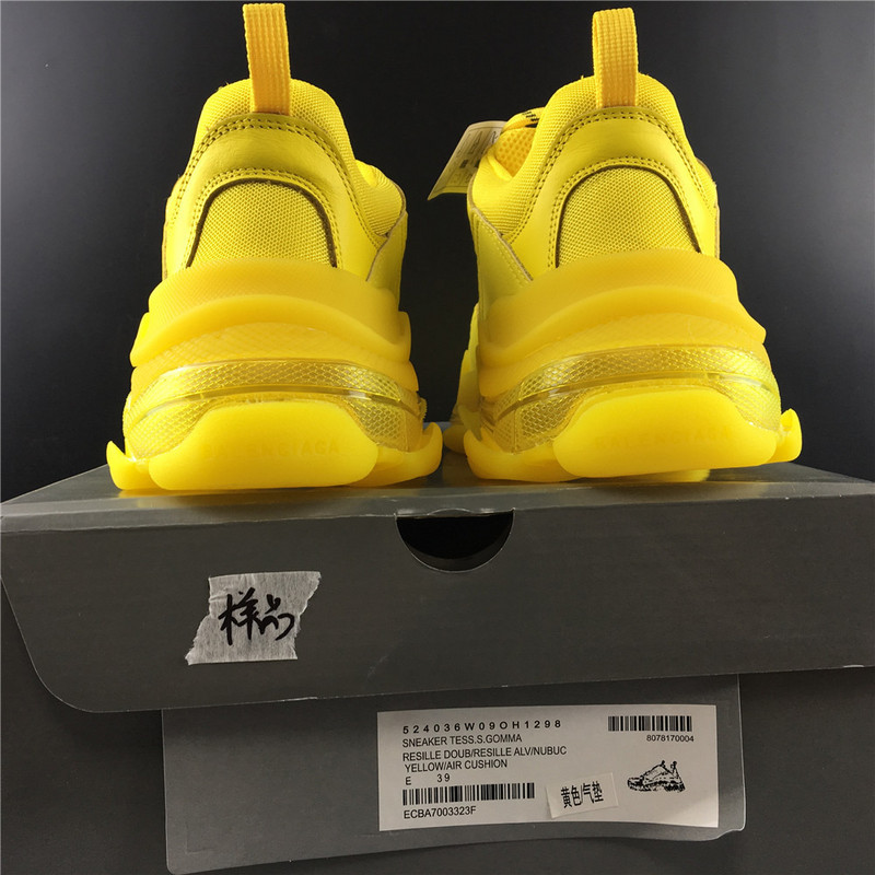 BLCG Triple S Clear Sole Yellow 524036 W09OH 1298