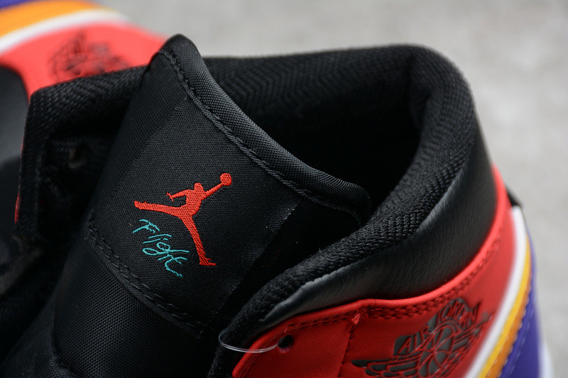 Air Jordan 1 Mid Bred Multi-Color 554724-125