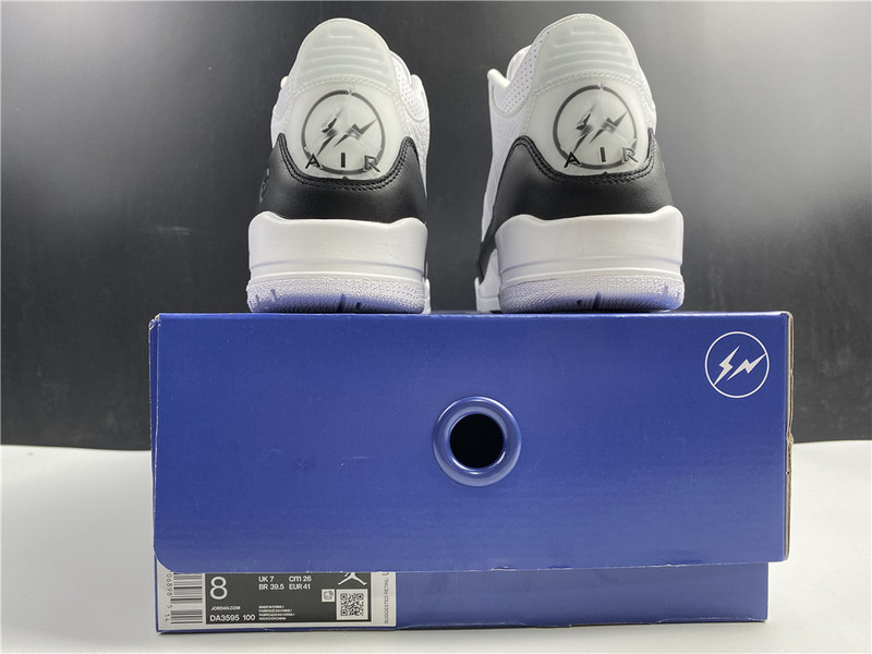 Fragment x Air Jordan 3 SP White Black DA3595-100