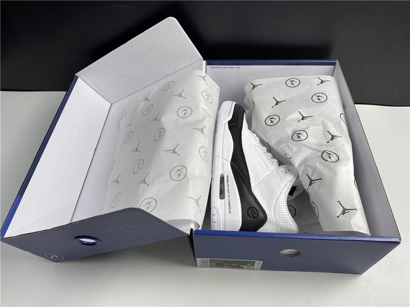 Fragment x Air Jordan 3 SP White Black DA3595-100