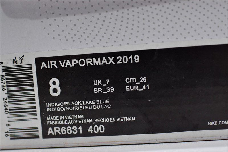 Nike Air VaporMax 2019 Blue AR6631-400