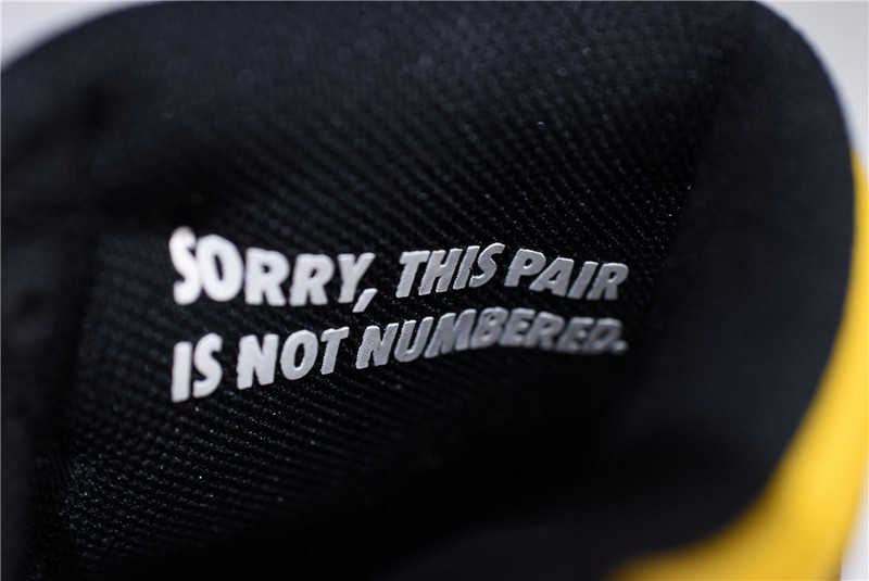 Air Jordan 1 Retro High OG NRG “Not For Resale” Varsity Maize 862428-107