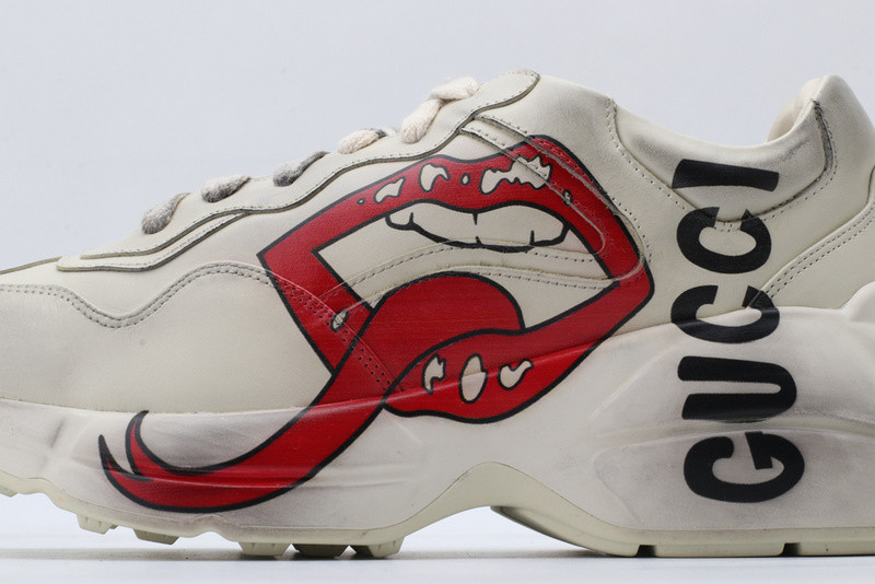 GC Rhyton Sneaker With Mouth Print 552093 A9L00 9522