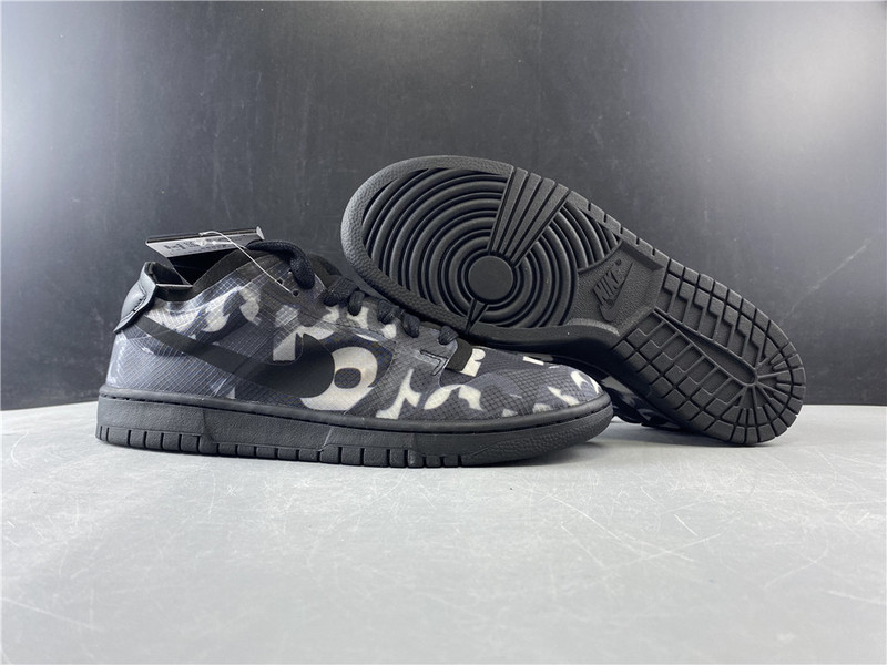 Comme des Garcons x Nike Dunk Low Print Black CZ2675-001