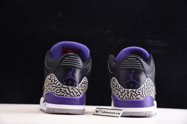 Air Jordan 3 Black “Court Purple” CT8532-050