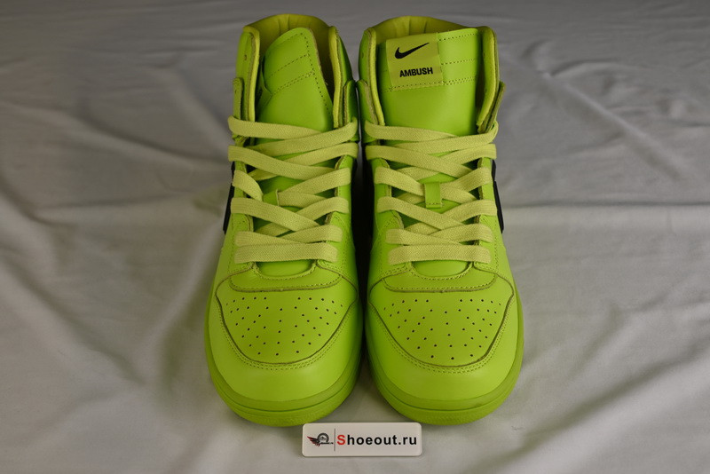 Ambush x Nike Dunk High “Flash Lime” CU7544-300
