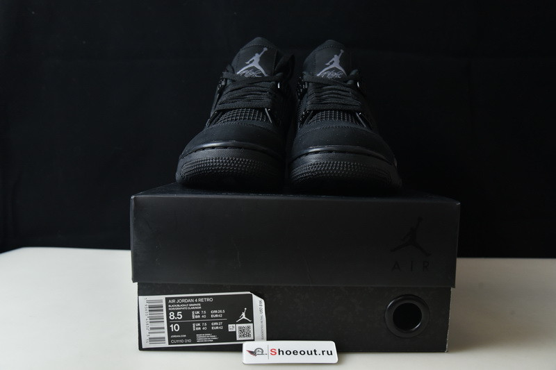 Air Jordan 4 “Black Cat” (2020) CU1110-010