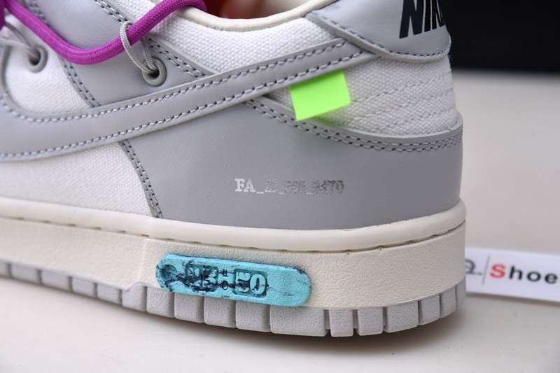 OF x Nk Dunk Low NO.45 Of 50 DM1602-101