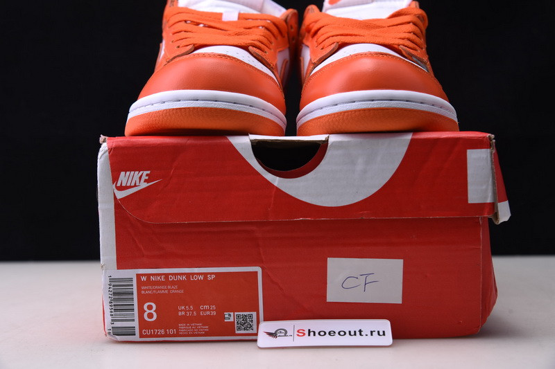 Nike Dunk Low Syracuse Orange White CU1726-101