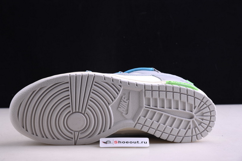 OF x Nike Dunk Low Beige Grey Lot 2 DM1602-115