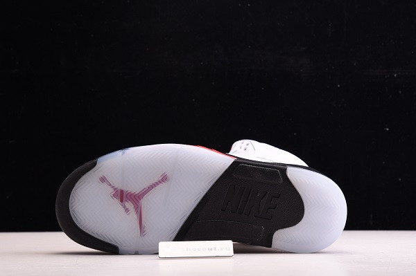 Air Jordan 5 Retro Fire Red Silver Tongue (2020) DA1911-102