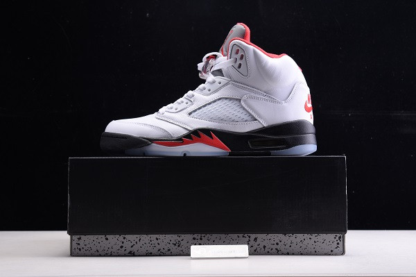 Air Jordan 5 Retro Fire Red Silver Tongue (2020) DA1911-102