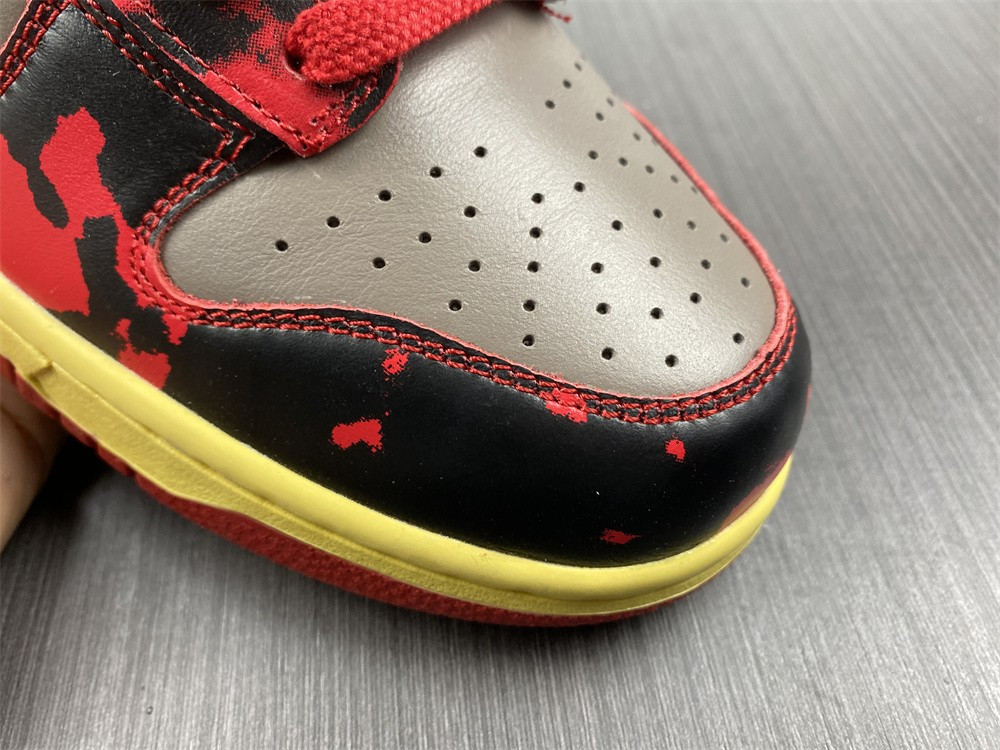 Nike Dunk High 1985 “Red Acid Wash” DD9404-600