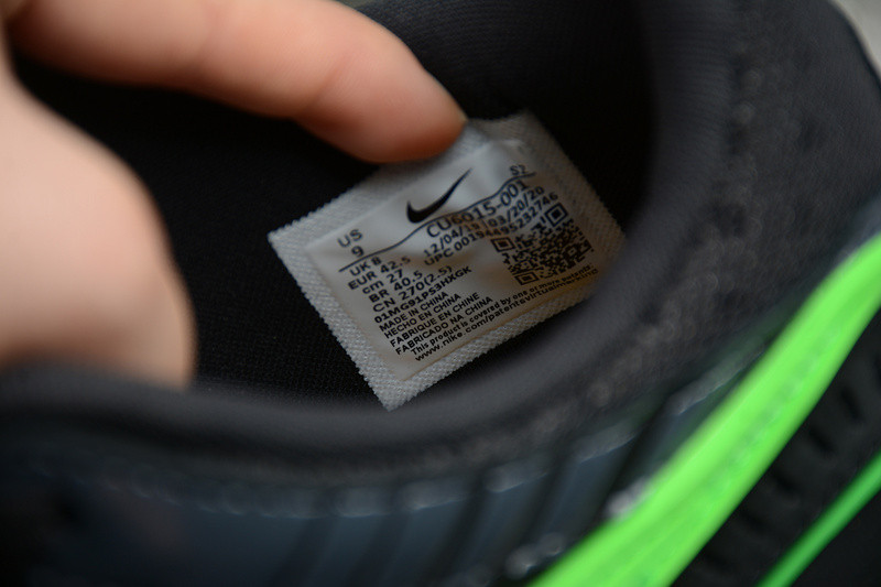 OFF White x Nike Air Rubber Dunk “Green Strike” CU6015-001