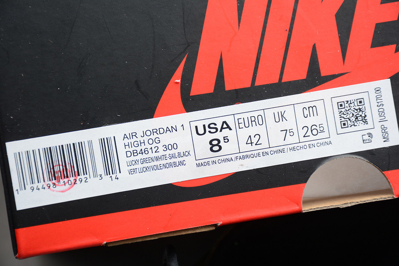 Air Jordan 1 High OG W “Lucky Green” DB4612-300