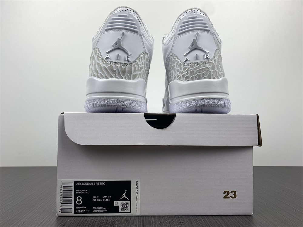 NIKE AIR JORDAN 3  White 429487-111
