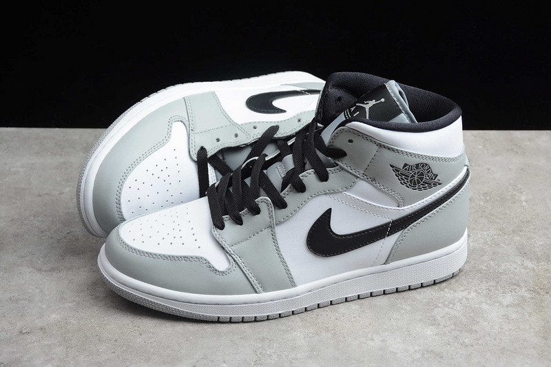 Jordan 1 Mid Light Smoke Grey 554724-092