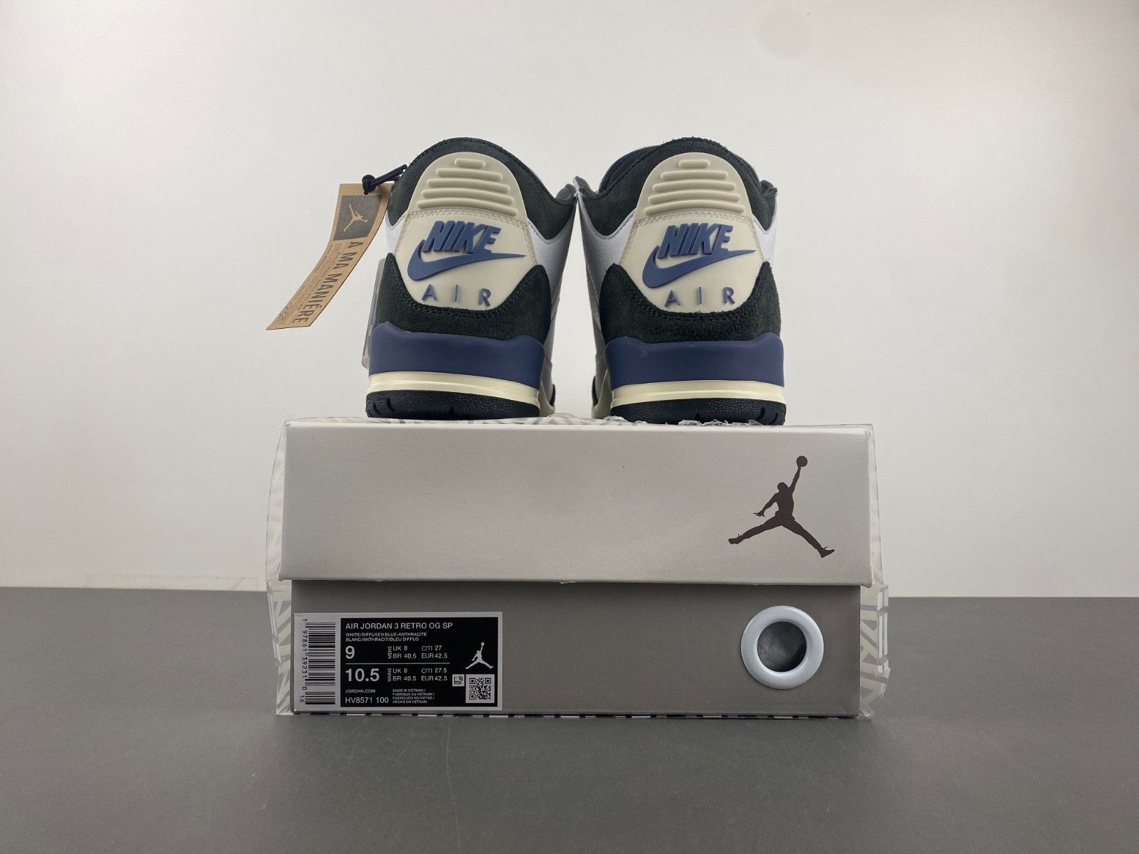 A Ma Maniére x Air Jordan 3 OG SP “Diffused Blue” HV8571-100