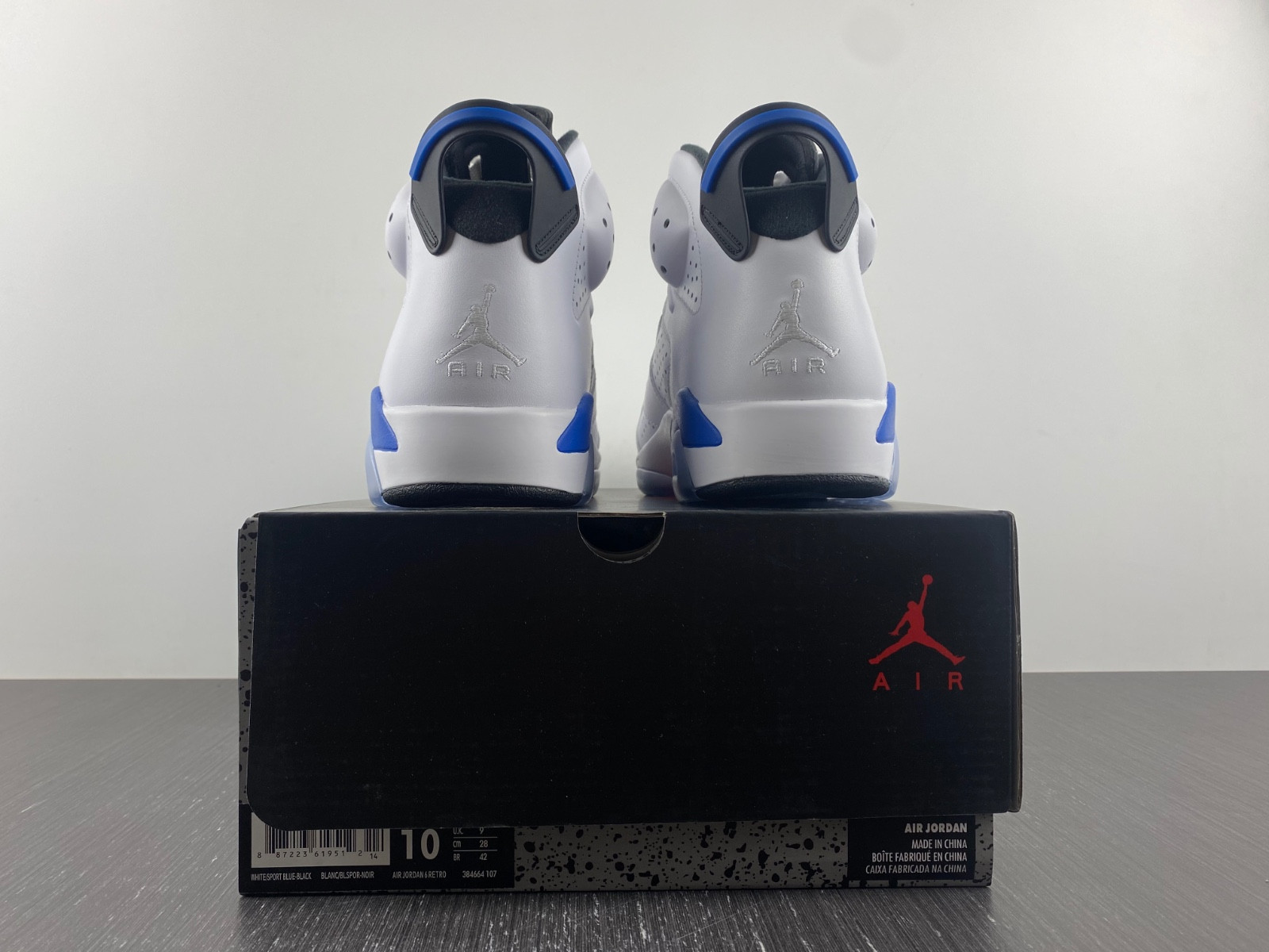 Jordan 6 Retro Sport Blue (2014)  384664-107