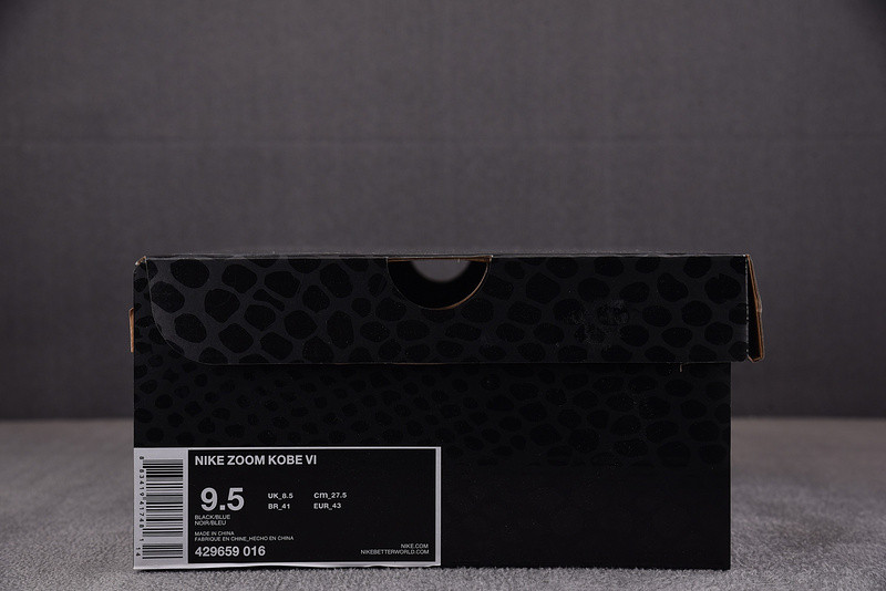 NK Zoom Kobe 6“Dark Knight” 429659-016