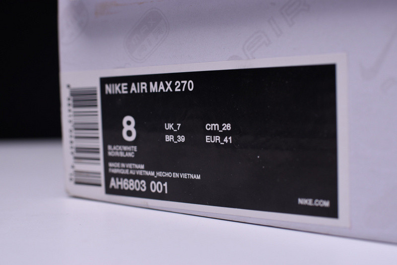 NIKE AIR MAX 270 FLYKNIT “BLACK/WHITE” AH6803-001